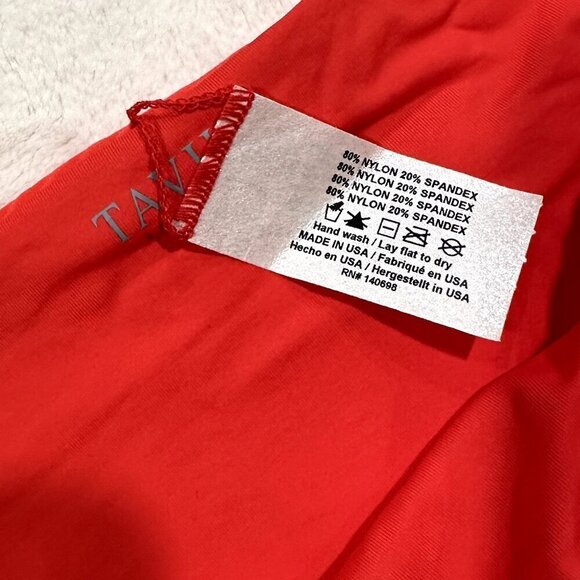 NWT Tavik Chloe Mini Cutout Swim Bottom Textured Amalfi in Hibiscus - L - Picture 3 of 9